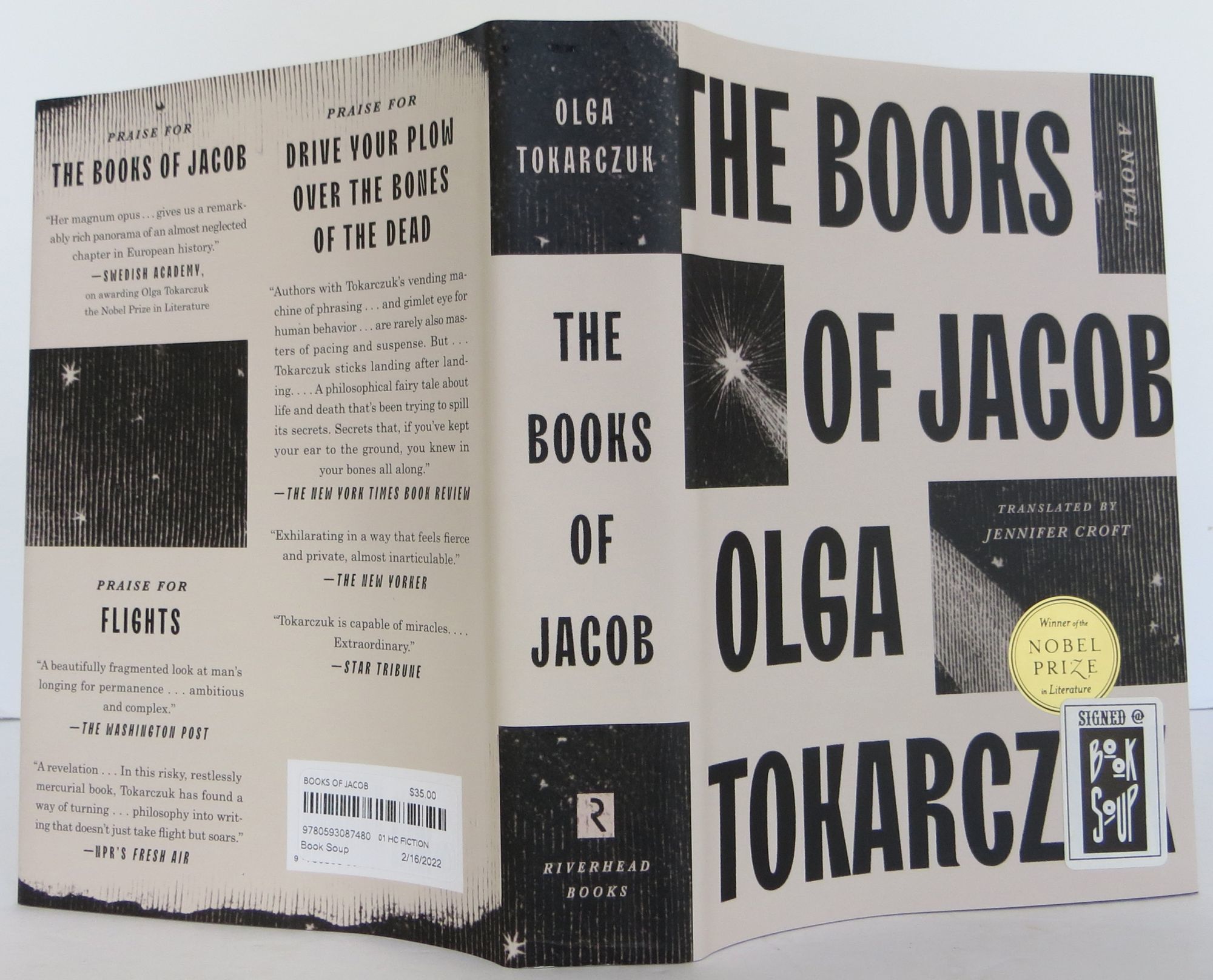 The Books of Jacob, Olga Tokarczuk (Signed)