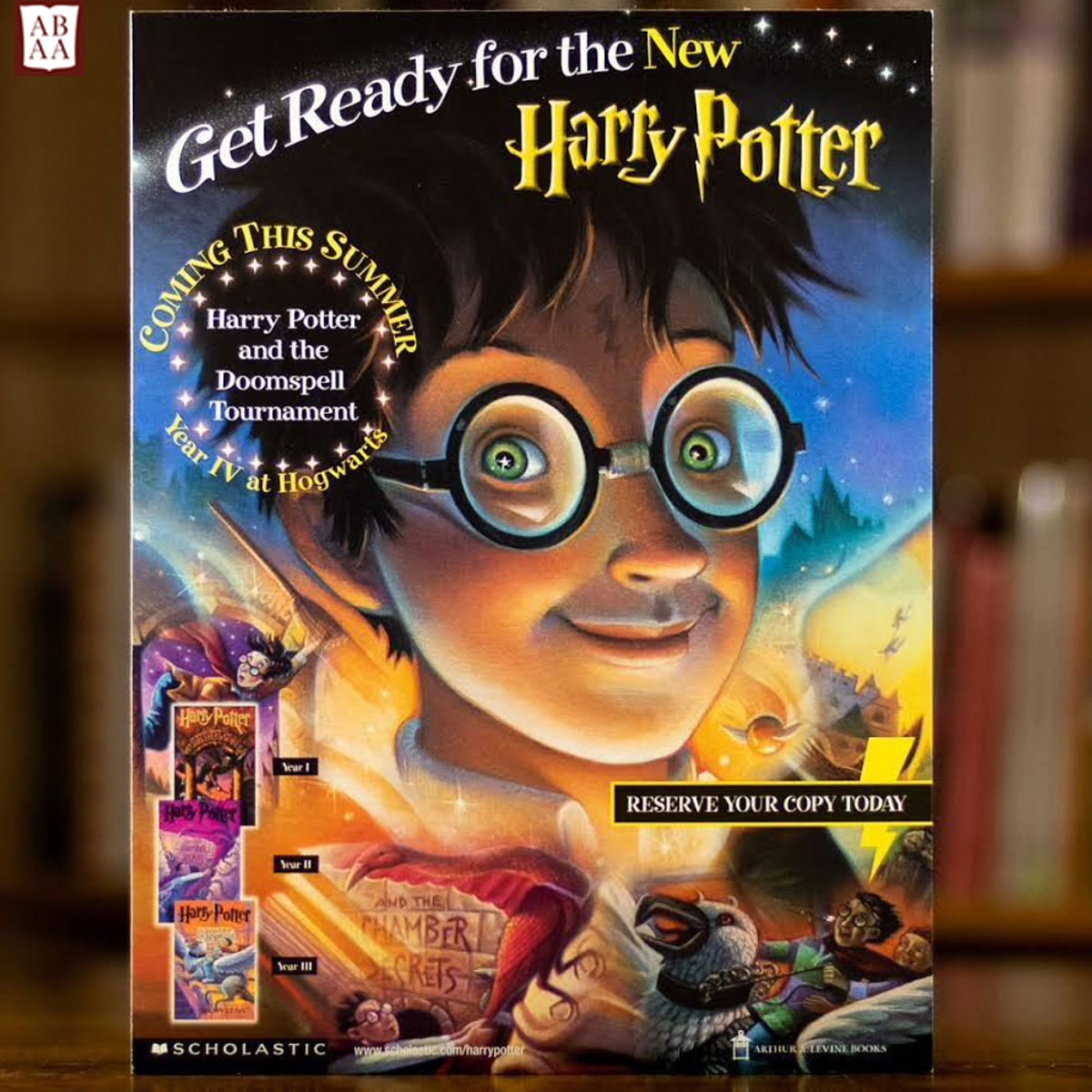 Harry Potter and the Sorcerer's Stone Scholastic Paperback 1st Ed 2nd Print  1999