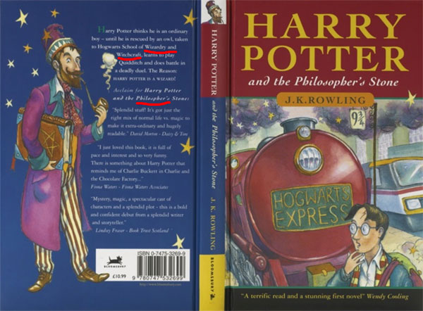 BIBLIO  Harry Potter and the Sorcerer's Stone by Rowling, J. K