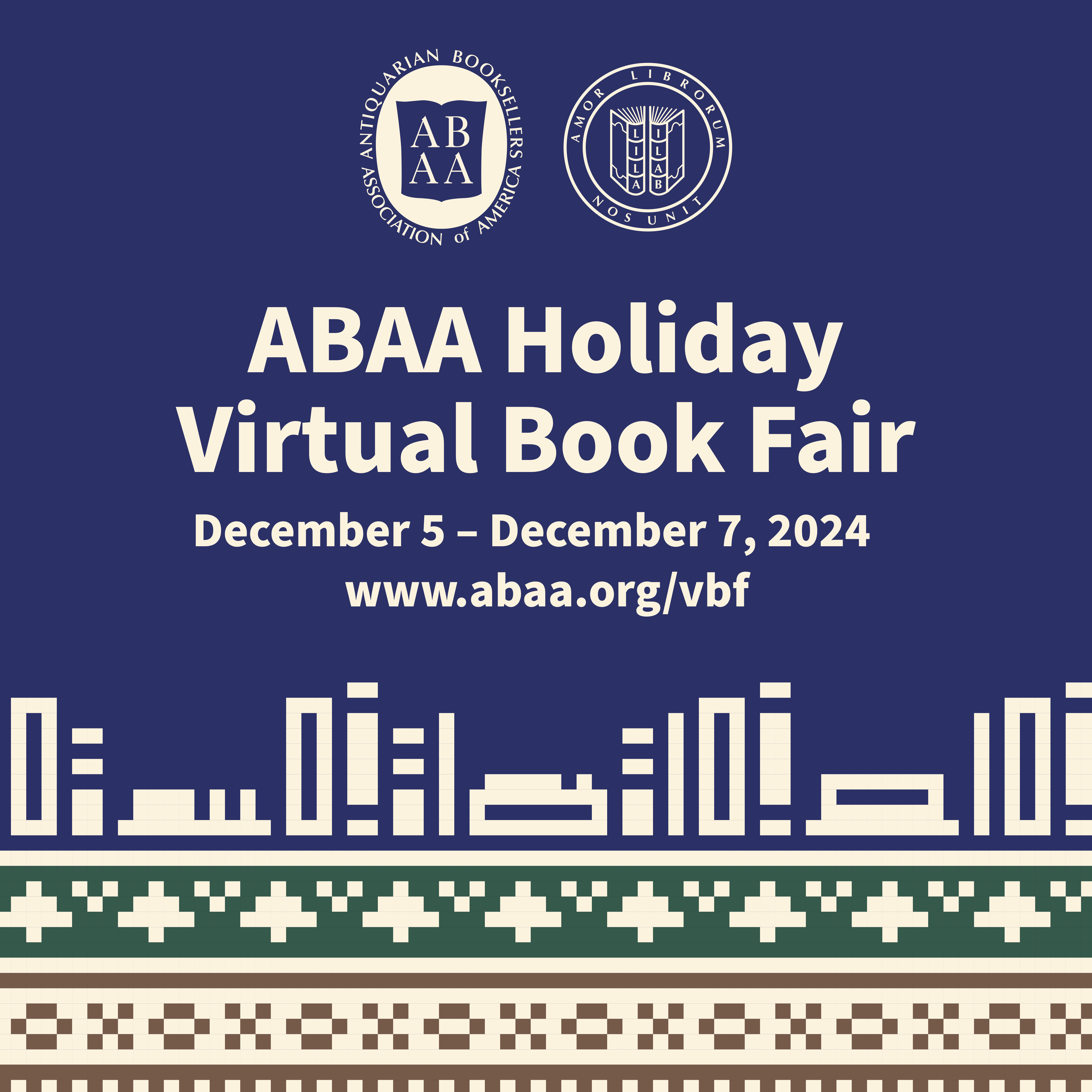 ABAA Holiday Virtual Book Fair