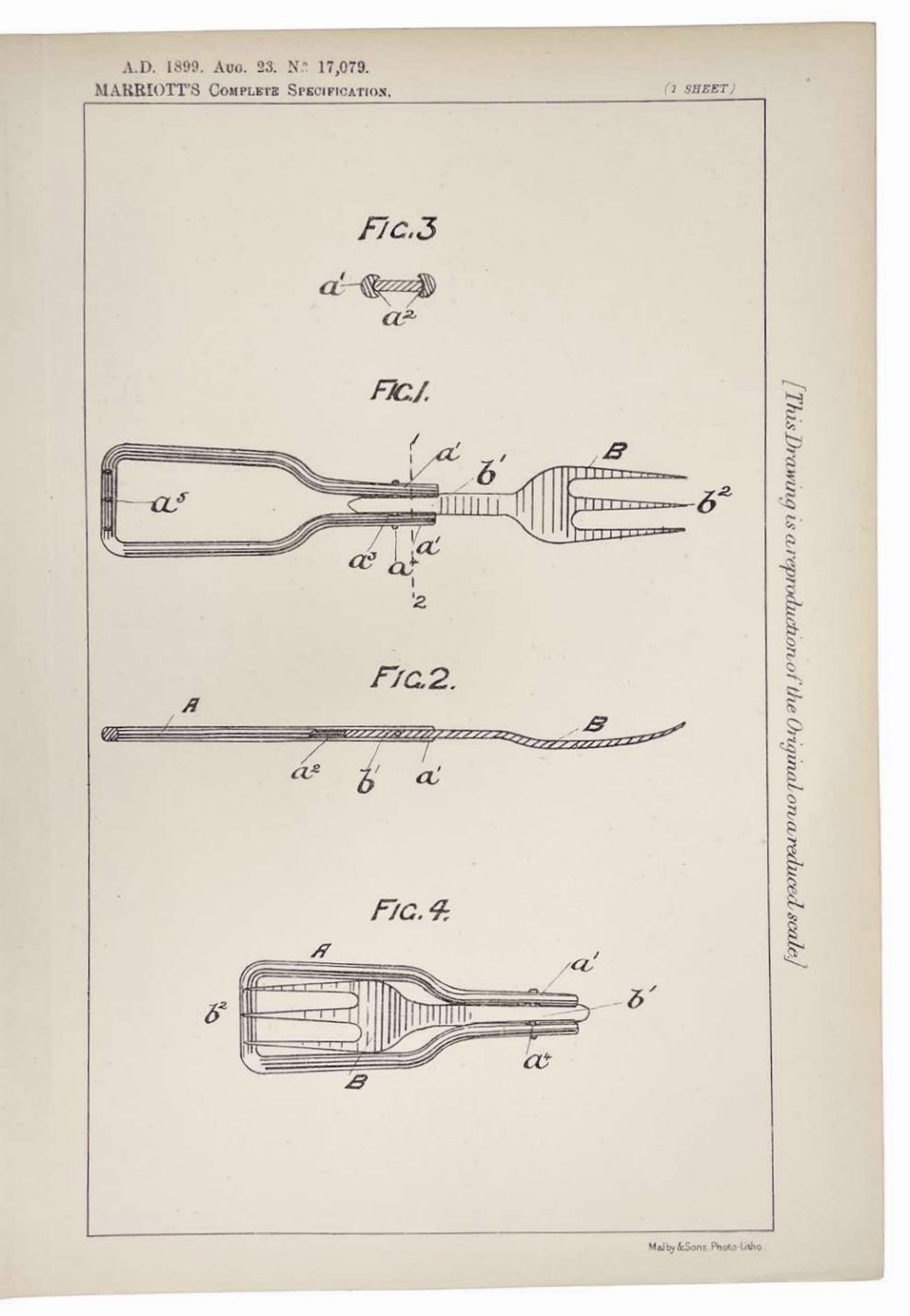Patent Folding Fork