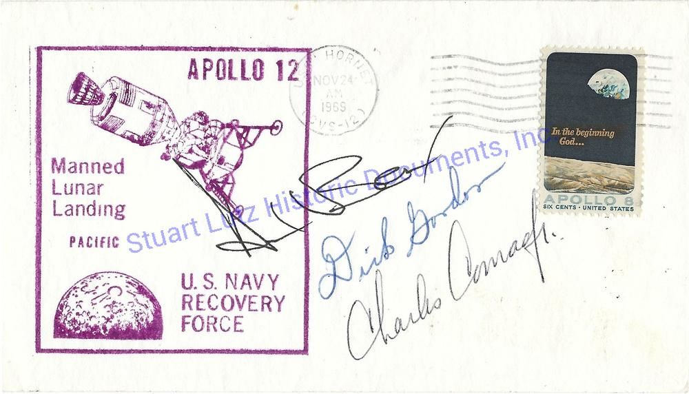 Apollo 12 Crew Signed Cover