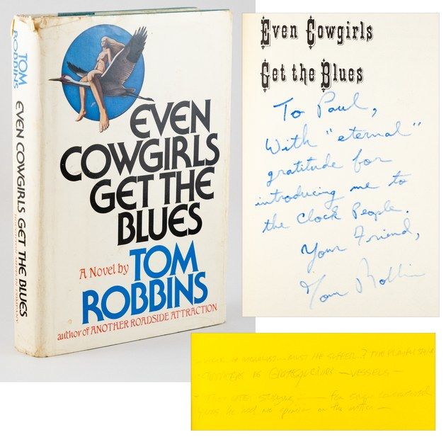 Even Cowgirls Get the Blue, Tom Robbins (Iinscribed)