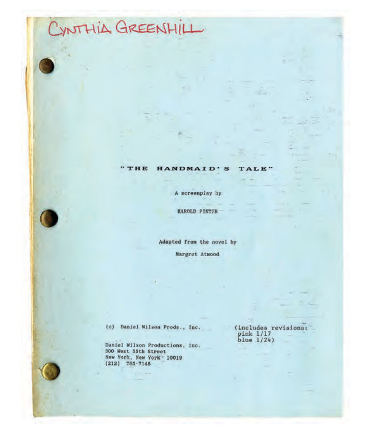 The Handmaid's Tale Script (Pinter)