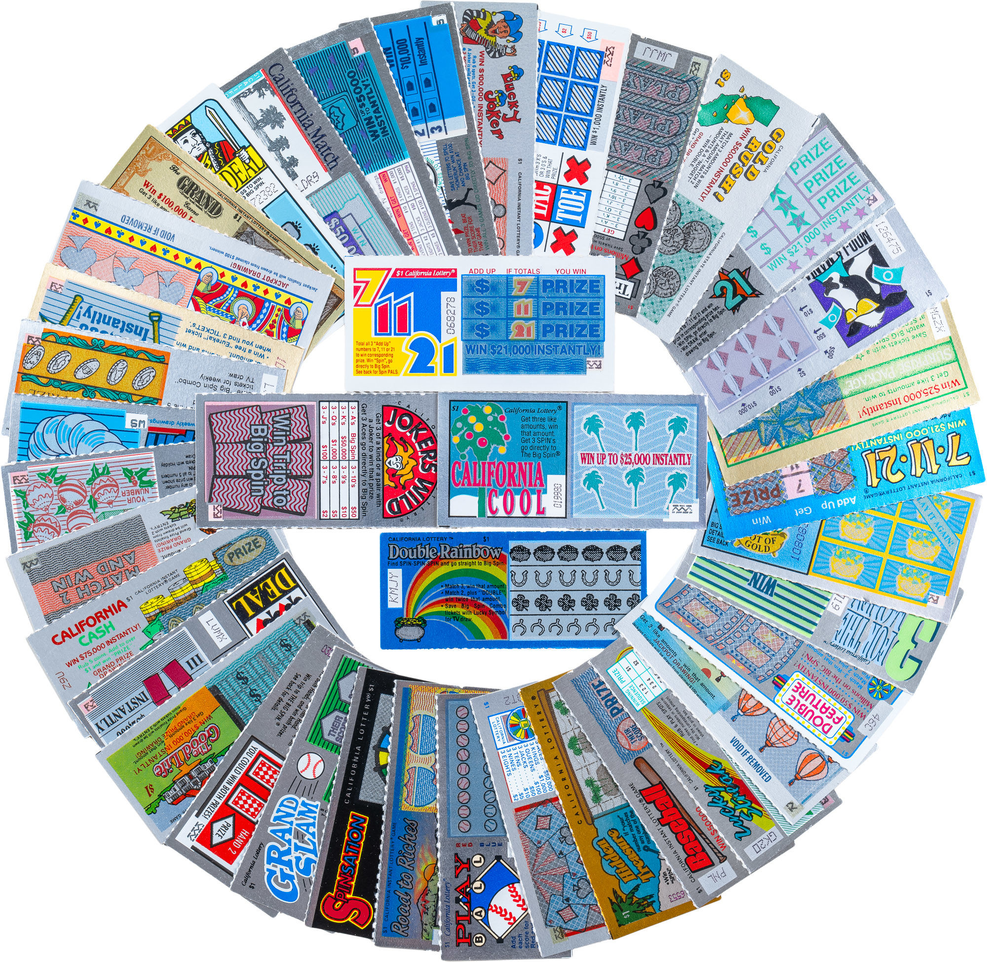 Scratch Off Tickets CA Lottery