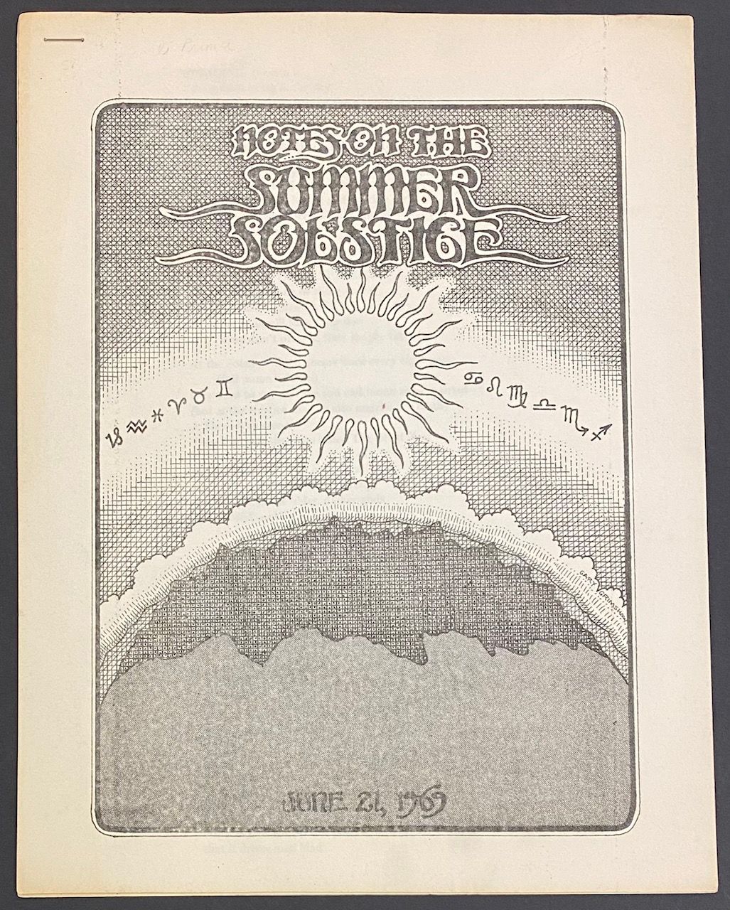 Notes on the Summer Solstice