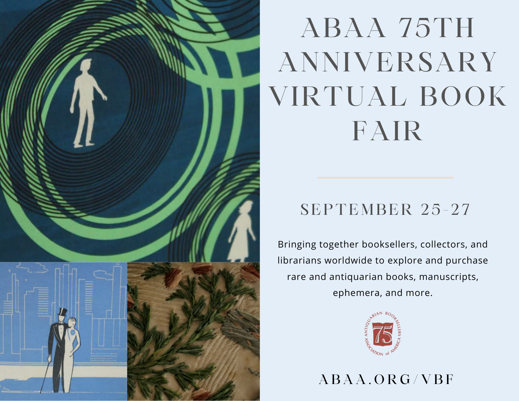 ABAA 75th Anniversary Book Fair